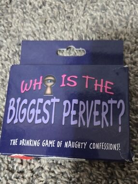 Who Is The Biggest Pervert? Adult Party Card Game Naughty Drinking Game